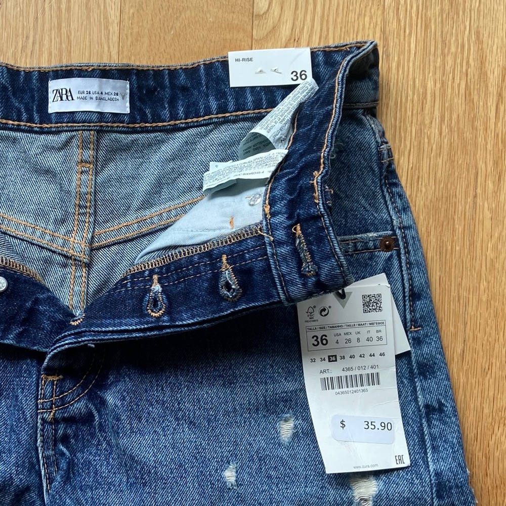 Never worn denim shorts